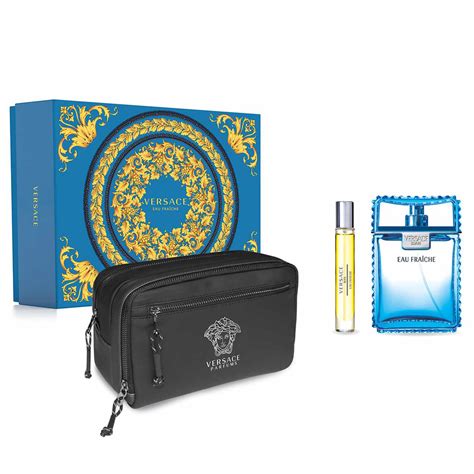 versace man eau fraiche gift set 3 pc